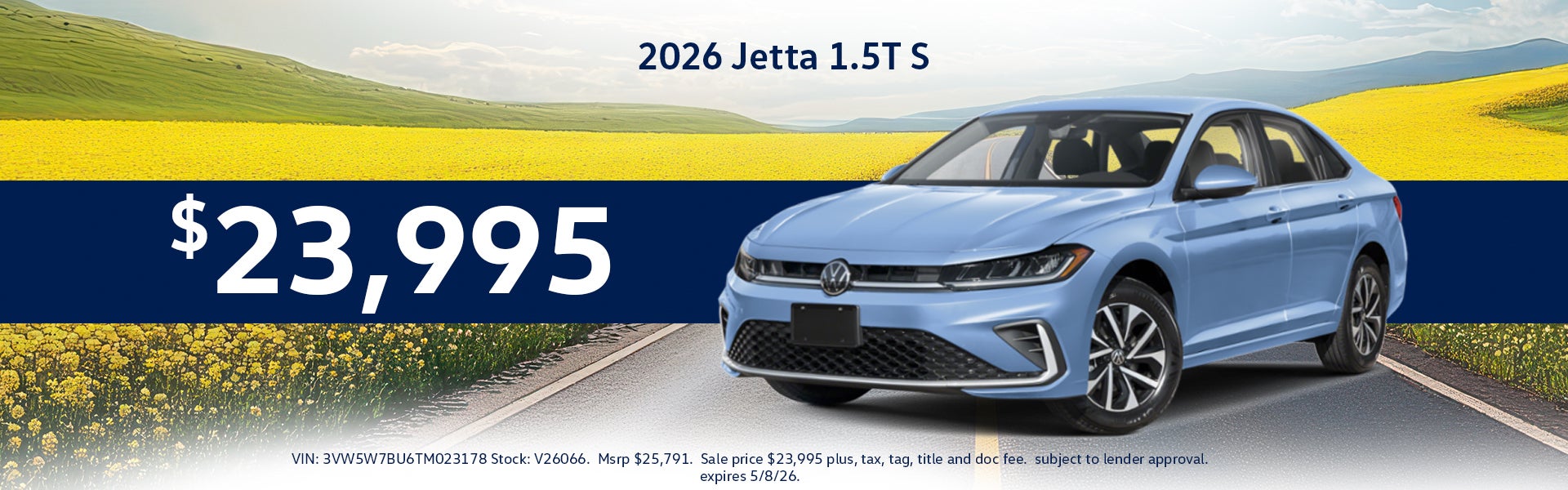 2026 Jetta 1.5T S