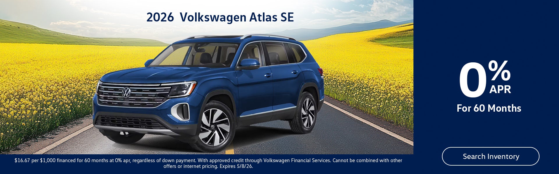 2026 VW Atlas SE