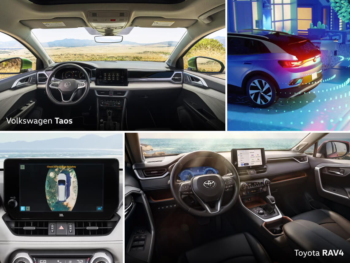 Volkswagen Taos vs. Toyota RAV4 Safety & Driver Assistance